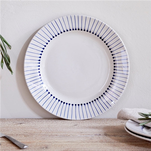 Nkuku Iba Dinner Plate - Indigo