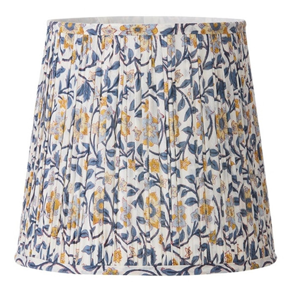 Bunglaow Pleated Lampshade - Roja Indigo