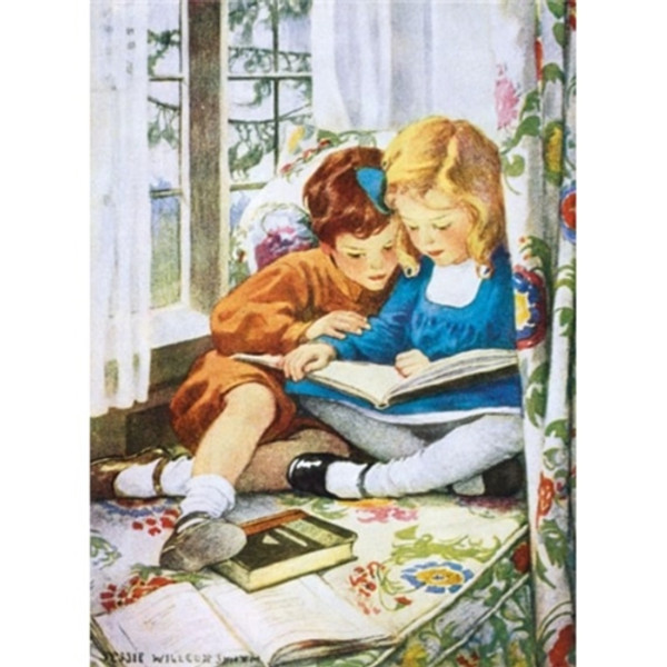 Museums & Galleries Children Reading Card
