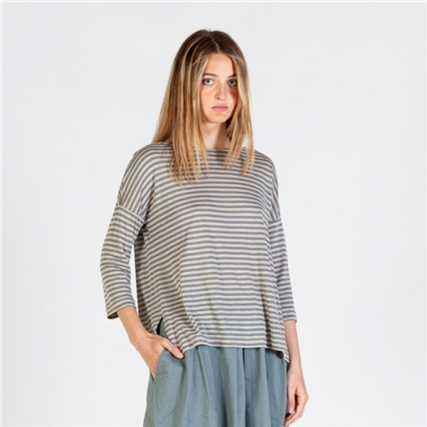 Mama B Gemelli LR Jumper - Lago Stripe