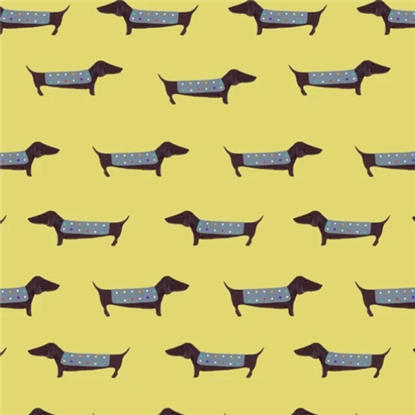 Print Circus Silly Sausage Dog Wrapping Paper