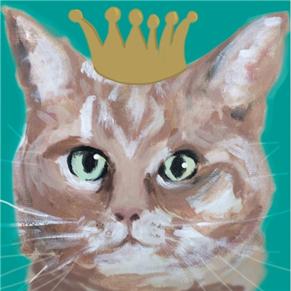 Print Circus - Princess Kitty Card