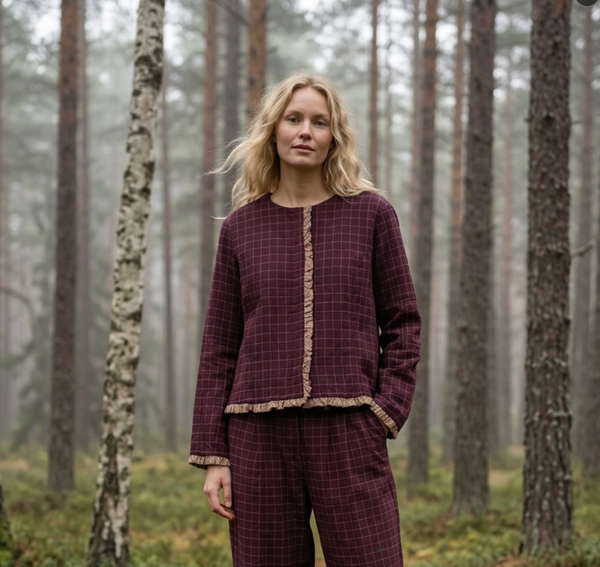 Ewa i Walla Annelie Jacket - Dark Plum