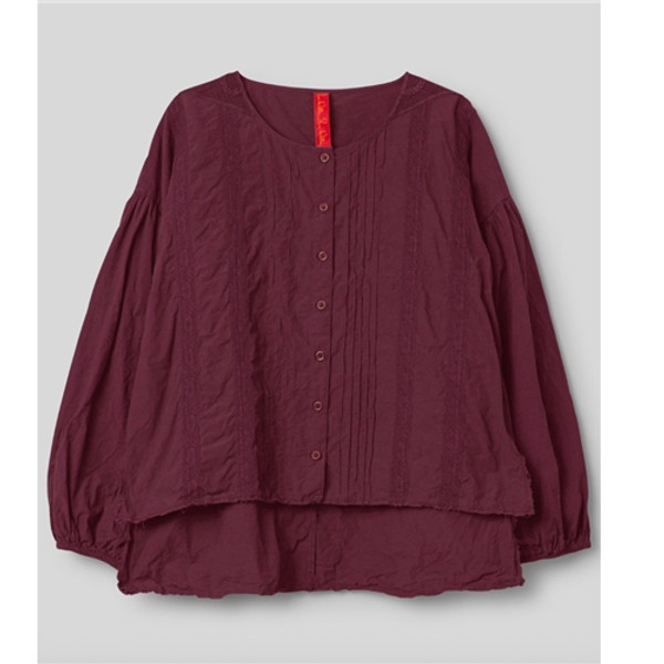 Ewa I Walla Odette Blouse Dark Plum
