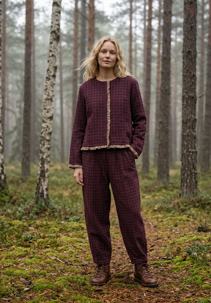 Ewa i Walla Botvi Trousers - Dark Plum