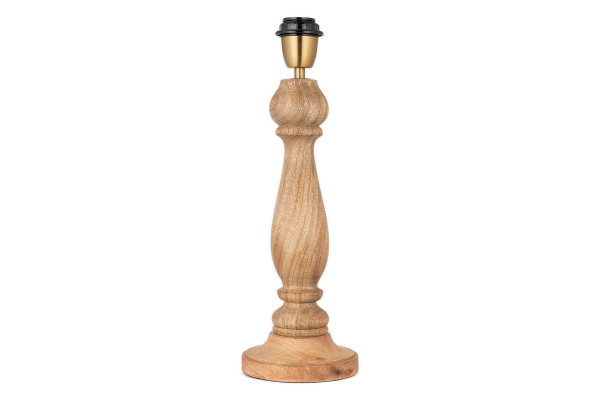 Nkuku - Usha Classic Wooden Table Lamp - Large