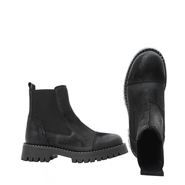 Ten Points Penny Black Boots - Nubuck