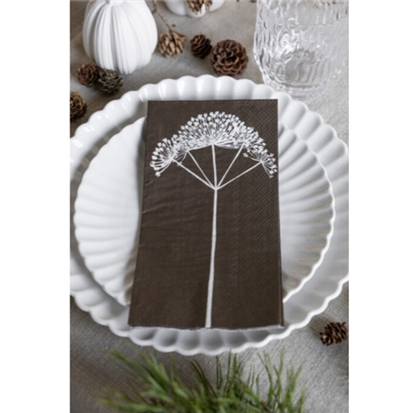 Storefactory Cow Parsley Napkin Brown