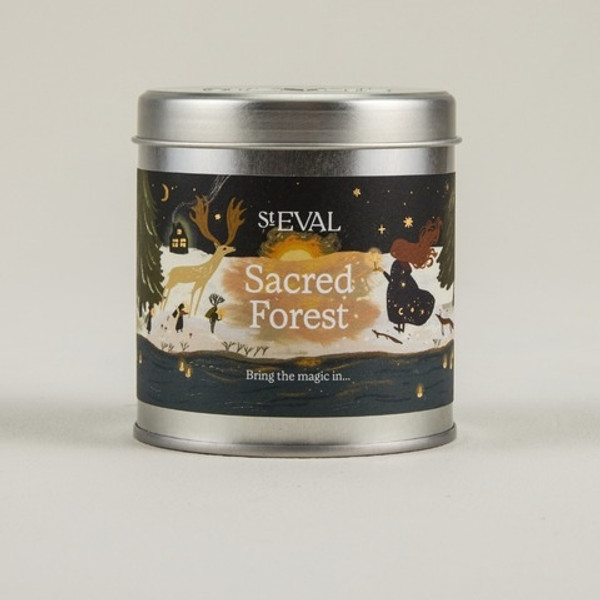 St Eval Sacred Forest Christmas Candle Tin