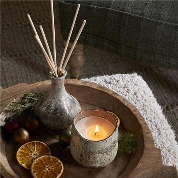 Nkuku Mandarin & Clove Glass Candle