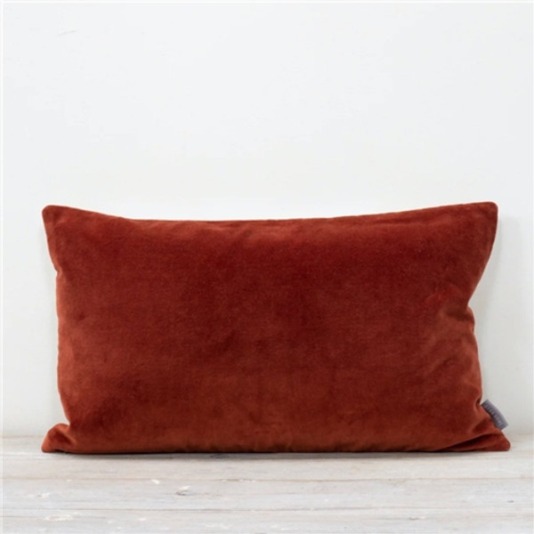 Meanwhile Rust Velvet 30 x 50 Cushion