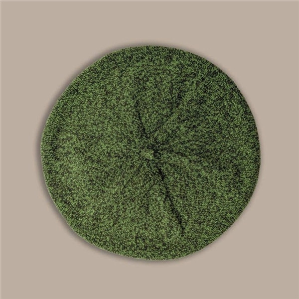 Rove Womens Wool Beret - Matcha Marl3