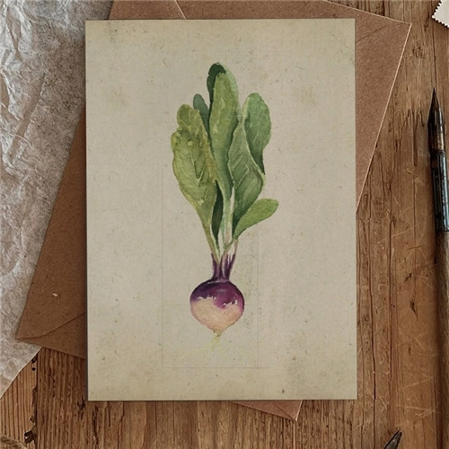 Brooke Marie Vintage Radish Card