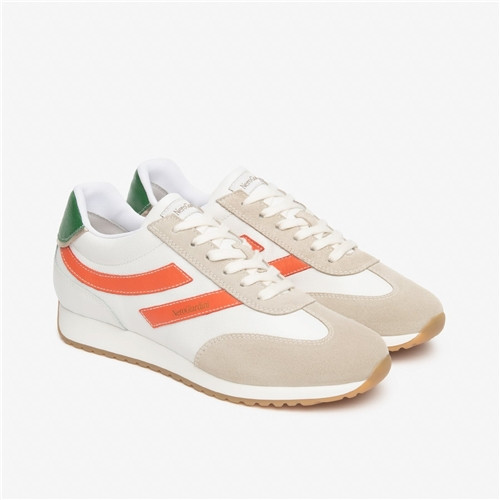 NeroGiardini Suede Leather & Fabric Technical Sneakers