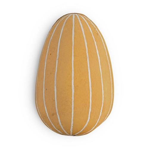 Nkuku Surya Cotton Paper Standing Egg - Ochre