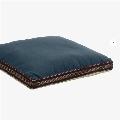 Madam Stoltz - Cotton Seating Mat - Blue