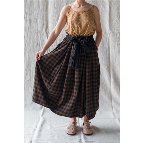 Les Ours Gina Skirt - Chocolate Squares