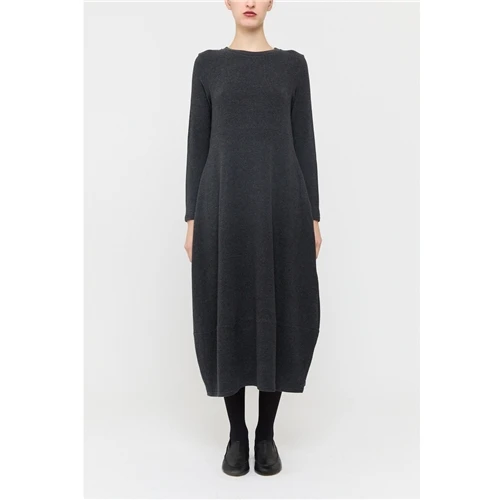 Neirami Midi Fleece Dress - Carbon