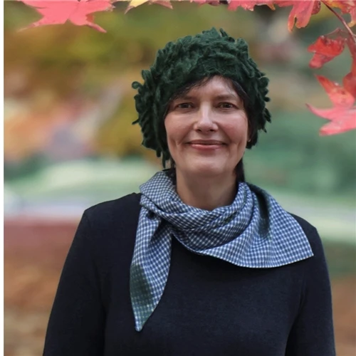Neirami Nymph Hat- Mohair - Lawn Green
