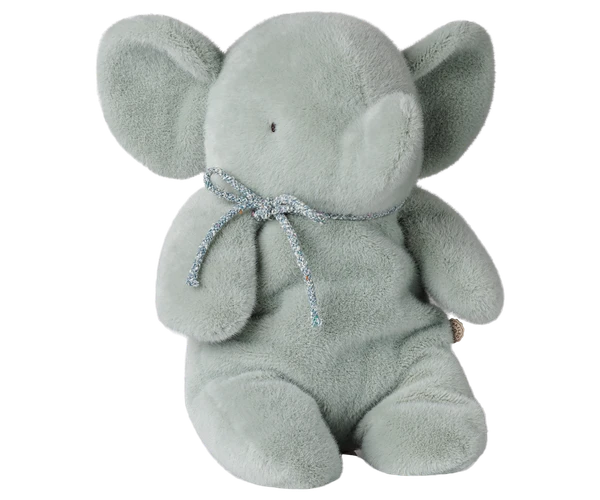 Maileg Plush Elephant - Soft Mint