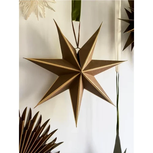 Garden Trading Moss & Gold Maddox Christmas Star