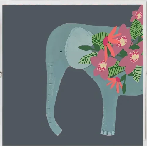 Print Circus Ember Elephant Card
