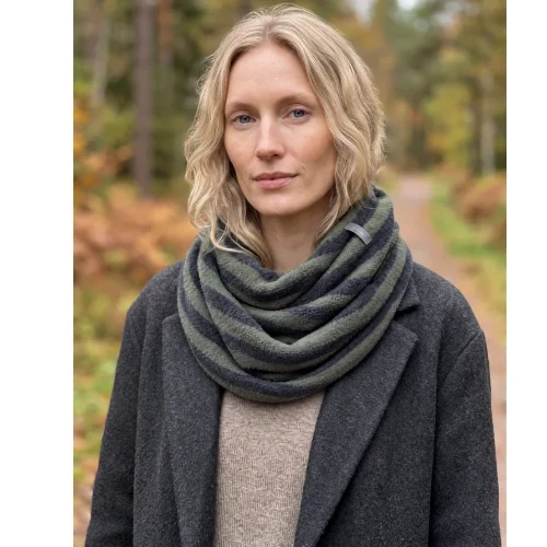 Neirami Neck Scarf  - Forest/Carbon