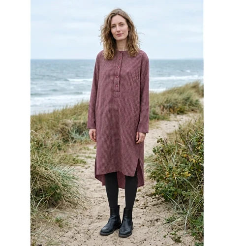 Thing Mini Check Wine Dress