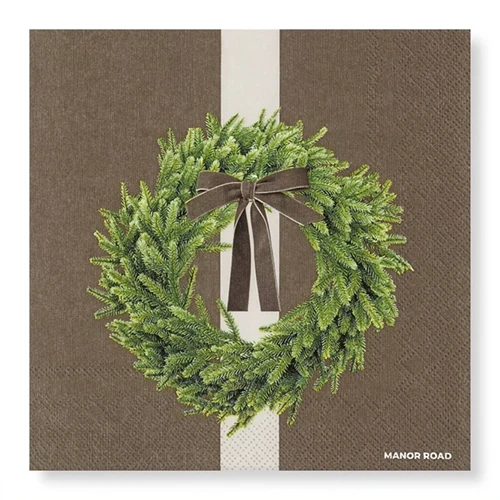 Manor Road Woodland Velvet Napkins - Various Sizes