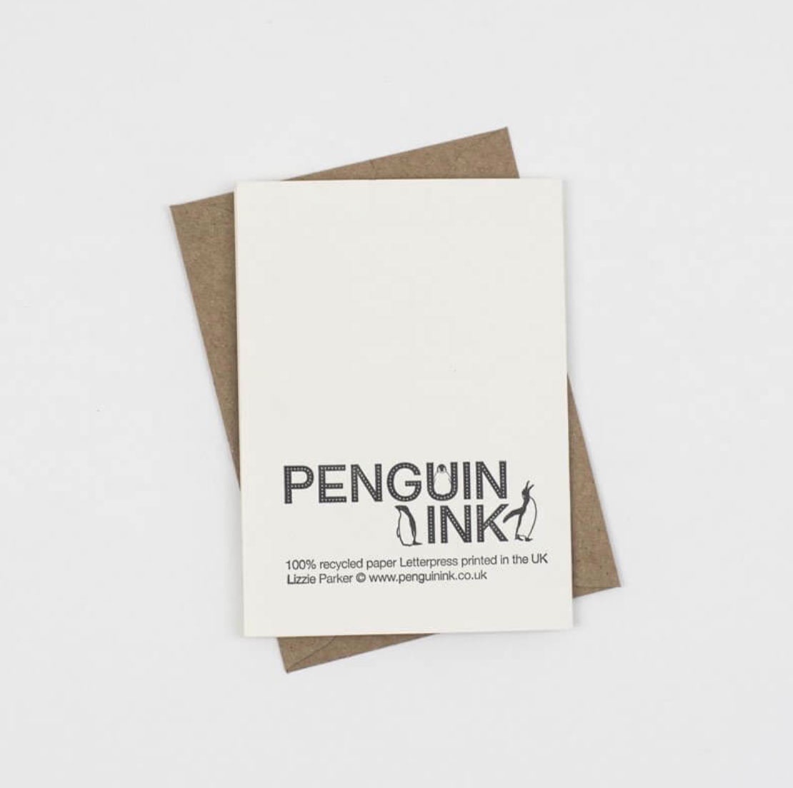 Penguin Ink - Snowflake Bauble Card