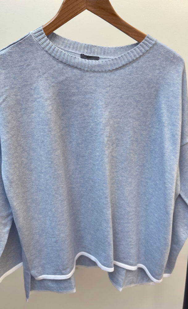Ochre Ocean Cotton Jumper
