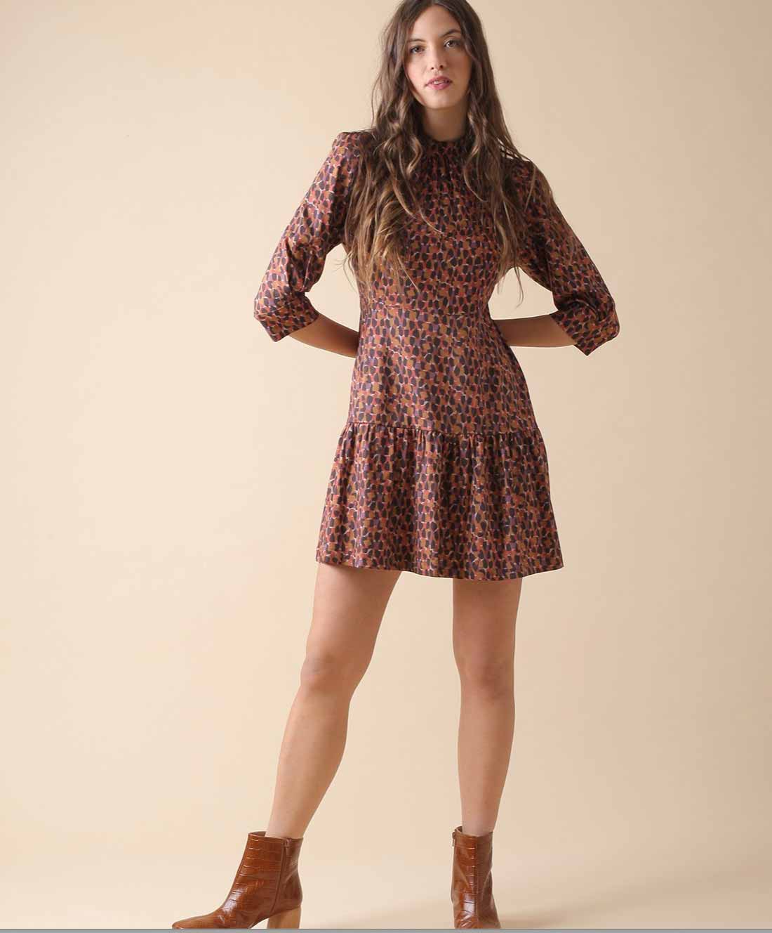 Indi & Cold Viscose Stretch Dress