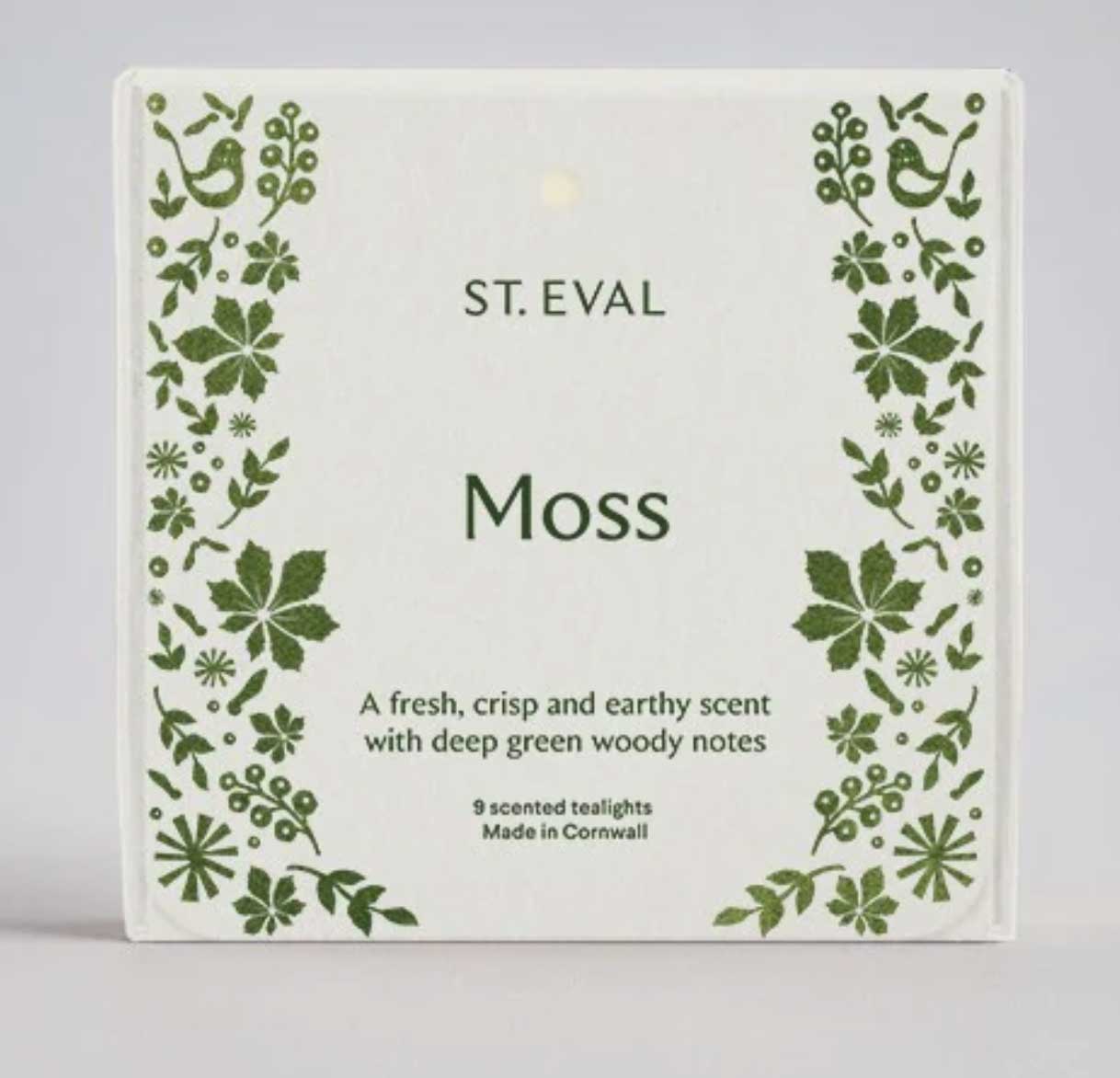 St Eval Moss Folk Tea Lights Willow Shaftesbury