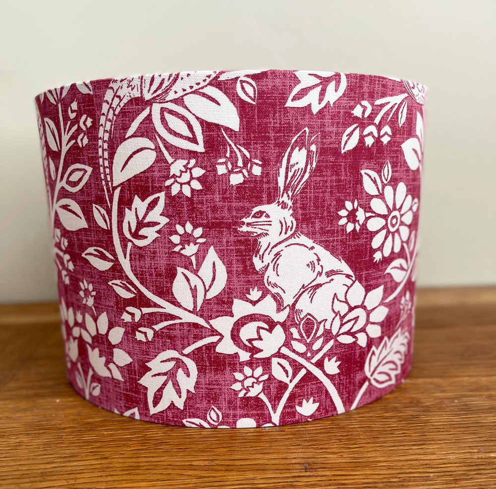 Willow Heathland Red Lampshade - Willow Shaftesbury