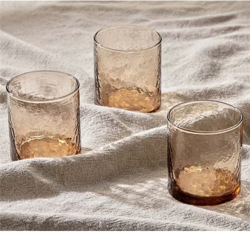 Nkuku Yala Dusty Terracotta Tumbler - Recycled Glass