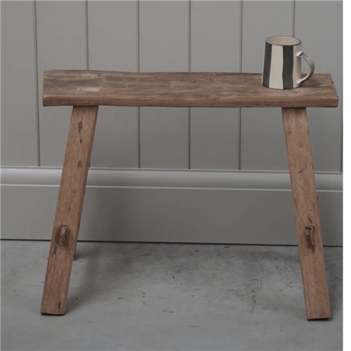 Morgan Wright Recycled Teak Wood Bench Natural