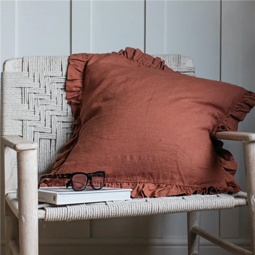 Also Home Olivia Linen Cushion Copper