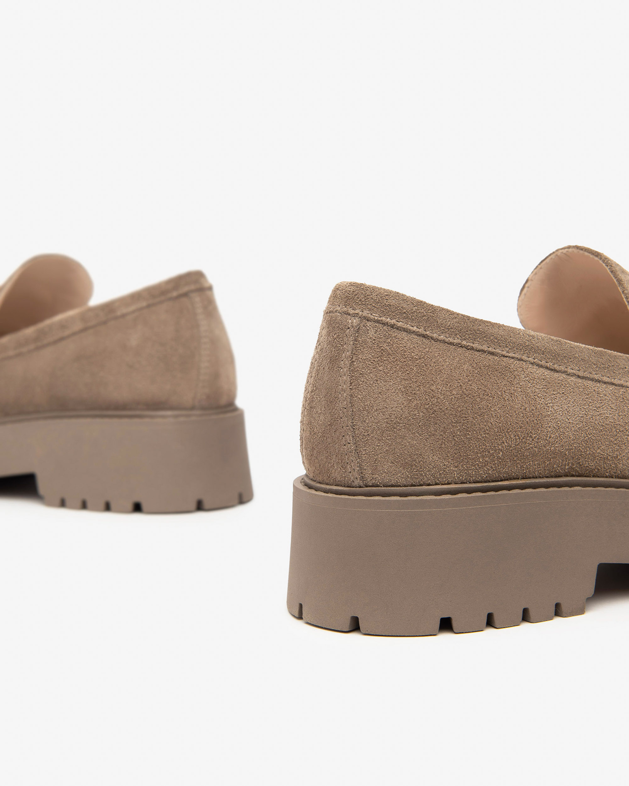 NeroGiardini Suede Loafer - Taupe