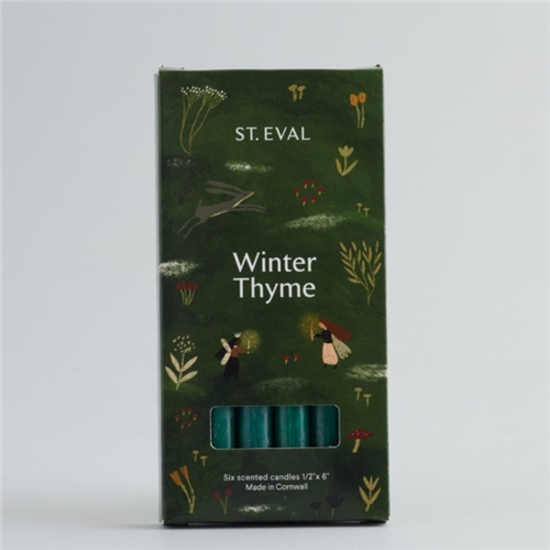 St Eval Mini Candles Christmas Winter Thyme - 6 pack