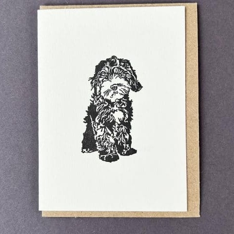 Penquin Ink  Cockapoo Little Notes Card