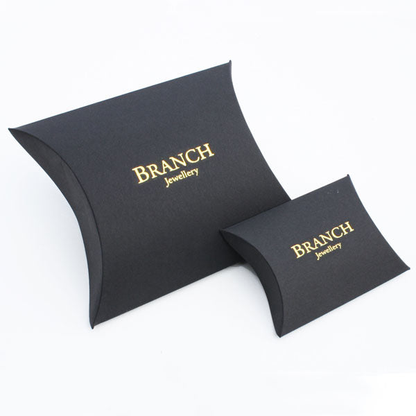 Branch Small Black Wood Hoop Earring