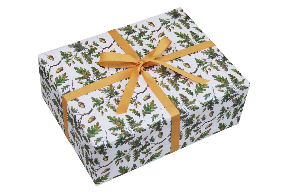 Nancy & Betty Studio Oak Leaf & Acorns Gift Wrap