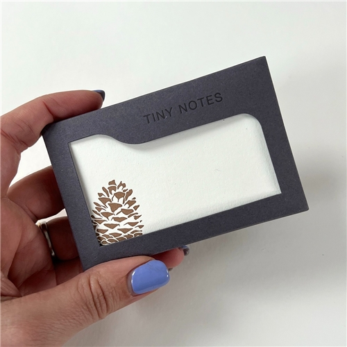 Penguin Ink - Pine Cone Note Box