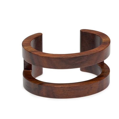 Branch Brown Wood Cut Out Cuff