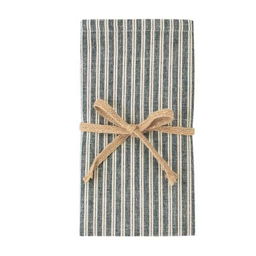 Walton Hampton Blue Stripe Napkins - Set of Four