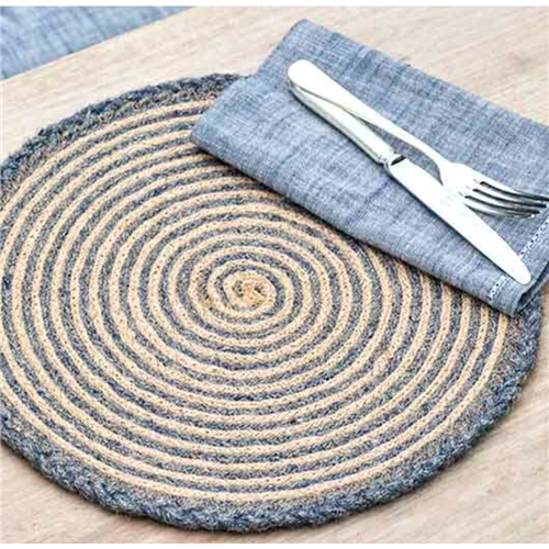 Walton Plaited Jute Placemat midnight