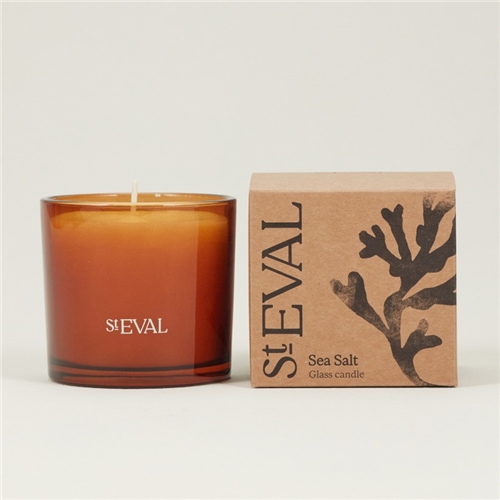 St Eval Glass Amber Glass - Sea Salt
