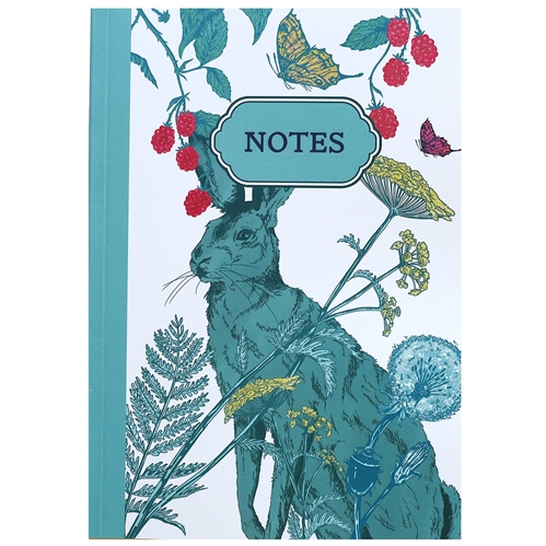 Cream Cornwall Hedgerow Note Book - Lined