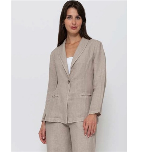 Blueberry Italia Ash Linen Jacket