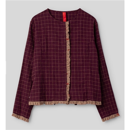 Ewa I Walla Annelie Jacket - Dark Plum